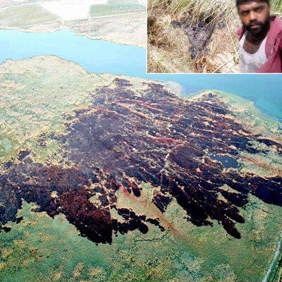 Yangın çıkarıp, selfie yapmış!