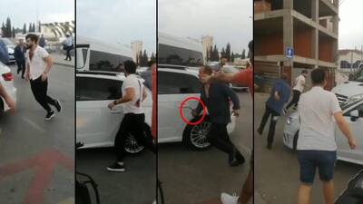 Trafik magandası bıçaklayıp, kovaladı