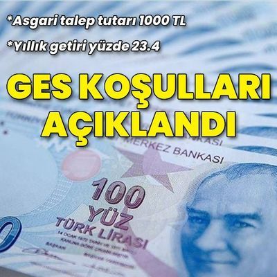 GES koşulları açıklandı