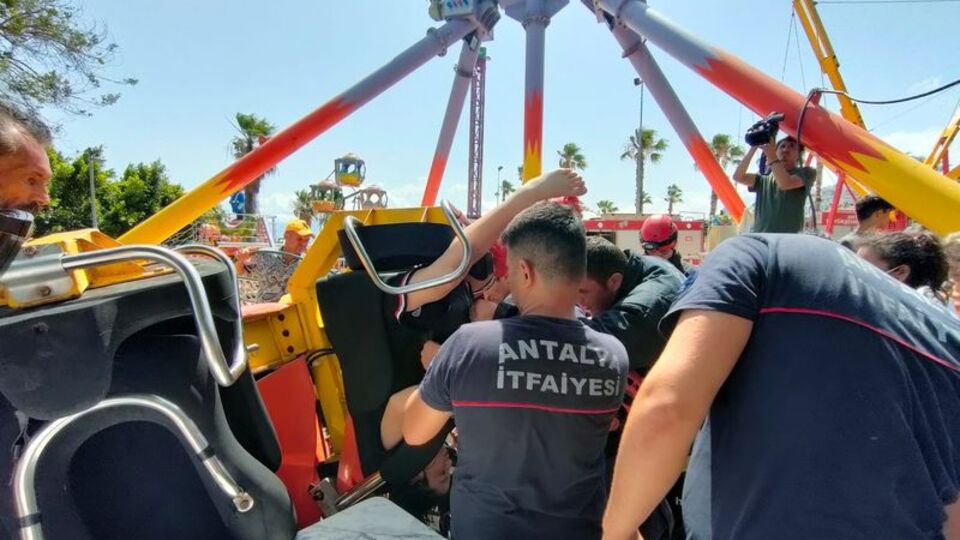 Lunaparkta faciadan dönüldü!