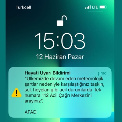 AFAD'dan 'hayati uyarı' bildirimi!