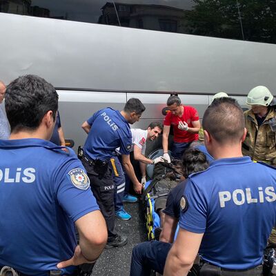 Çığlık sesiyle anlaşıldı! Otobüsün motor kısmından çıktı