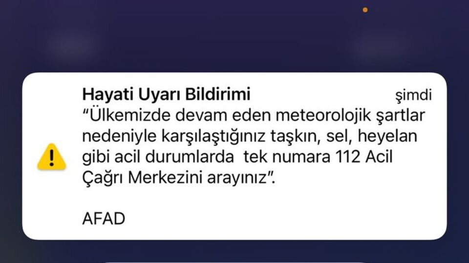 Hayati Bildirim Uyarısı nedir?