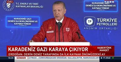 Karadeniz gazı karaya çıkıyor