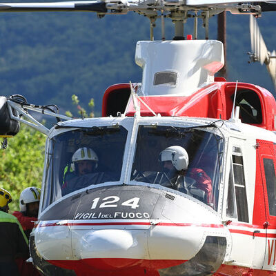 İtalya'daki helikopter kazasından önceki son fotoğraf!