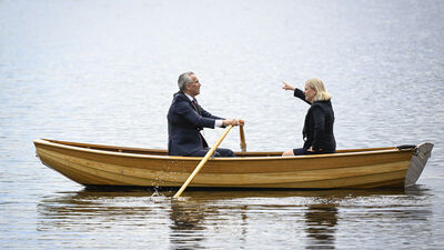 Stoltenberg ve Andersson'ın kayık gezisi gündem oldu