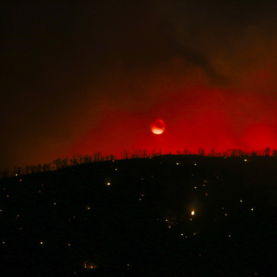 California'da orman yangını: Binlerce ev tahliye edildi