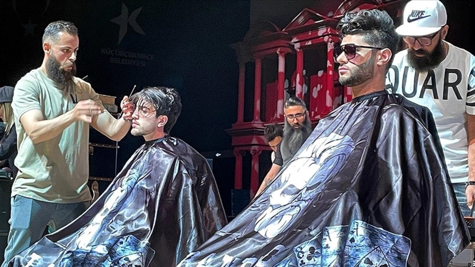 Bir 'dünya' berber İstanbul'da buluştu