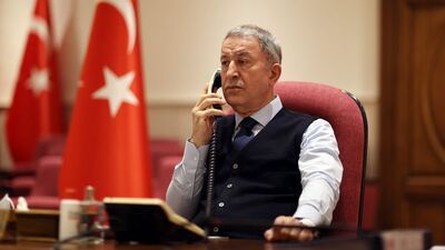 Bakan Akar 3 mevkidaşı ile görüştü