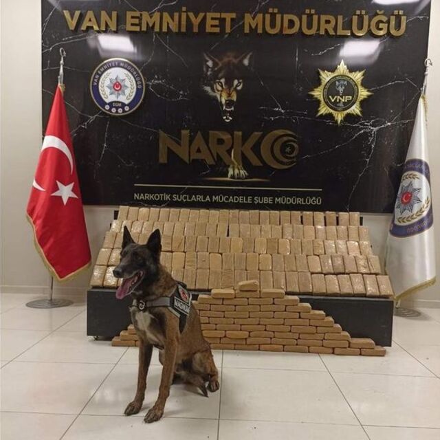 Van'da 95 kilogram uyuşturucu ele geçirildi: 1 gözaltı