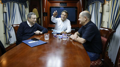 3 Avrupa liderinden Kiev'e kritik ziyaret