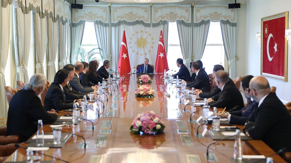 Erdoğan, Çebi'yi kabul etti