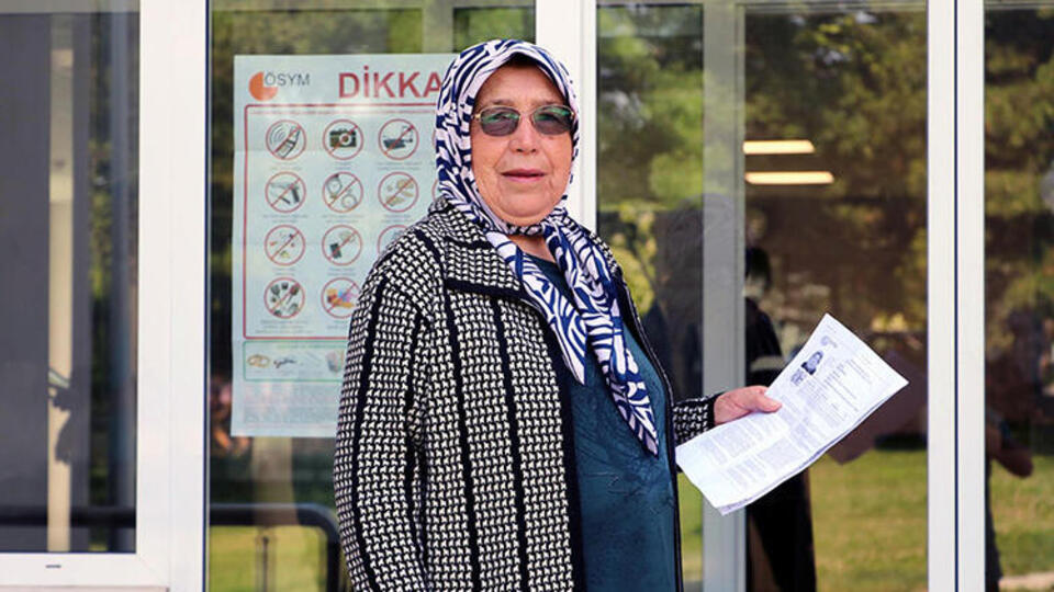 73 yaşında YKS'ye girdi