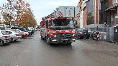 Tuzla'daki atölyede yangın çıktı