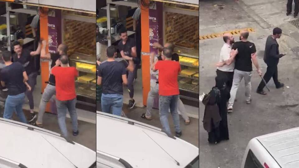 Lokanta bir anda karıştı!