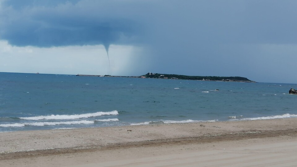 Kocaeli'de hortum paniği! Görenler şoke oldu
