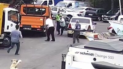 Şişli'de kayınpeder cinayeti kamerada