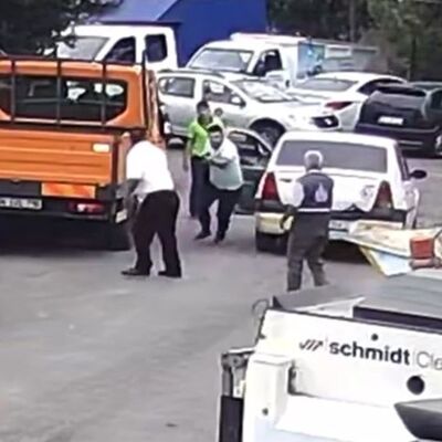 Şişli'de kayınpeder cinayeti kamerada