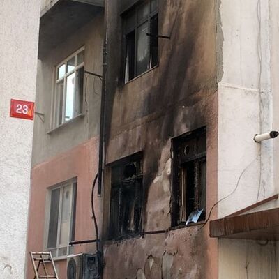 Yangında örnek dayanışma