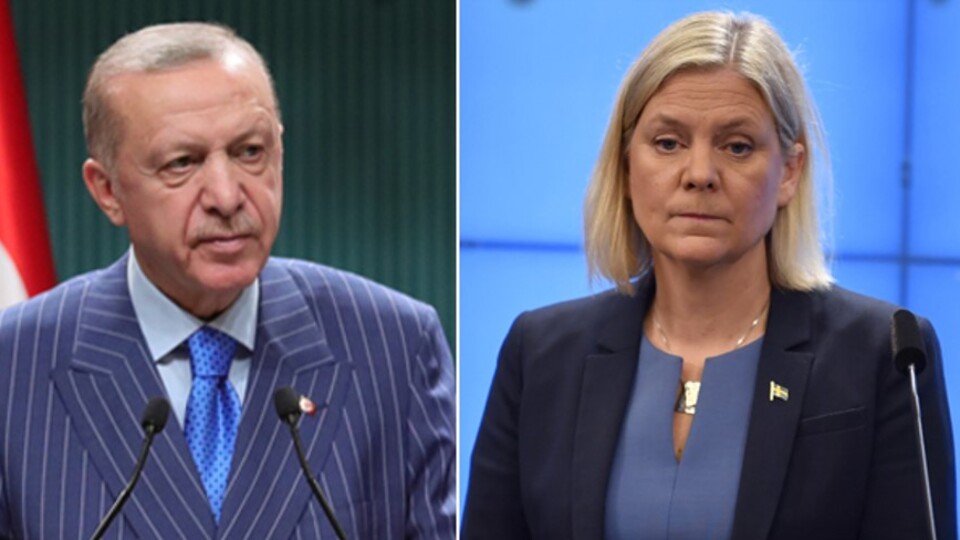 Cumhurbaşkanı Erdoğan, İsveç Başbakanı Andersson ile görüştü