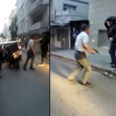 Silahlı trafik magandası yürekleri ağza getirdi!