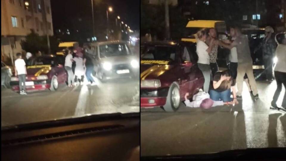 Trafik tartışmasında 'pes' dedirten anlar!