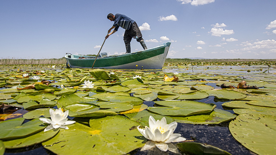 Beyşehir Gölü'nde tablo gibi manzaralar