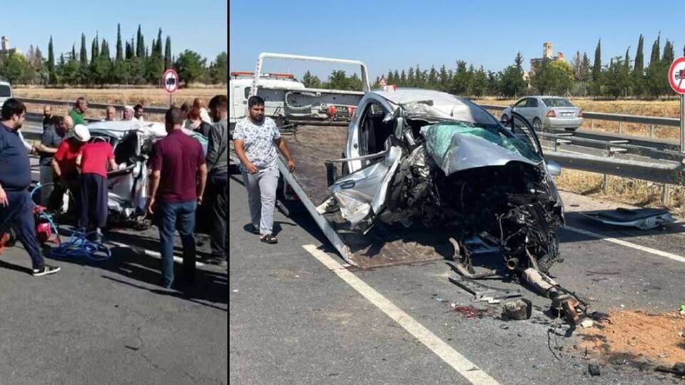 Hurdaya döndü, motoru fırladı: 3 ölü, 1 yaralı
