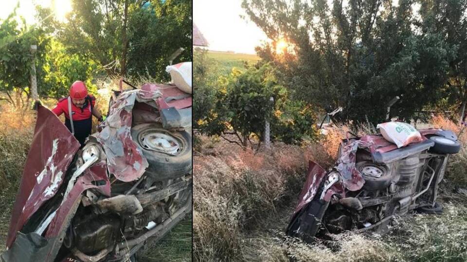 Denizli'de anne ile bebeğini ayıran feci kaza