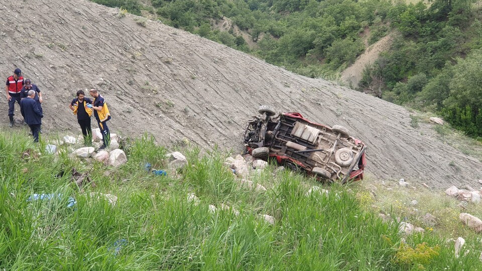 Tokat'ta uçurumda facia! 4 kişi hayatını kaybetti