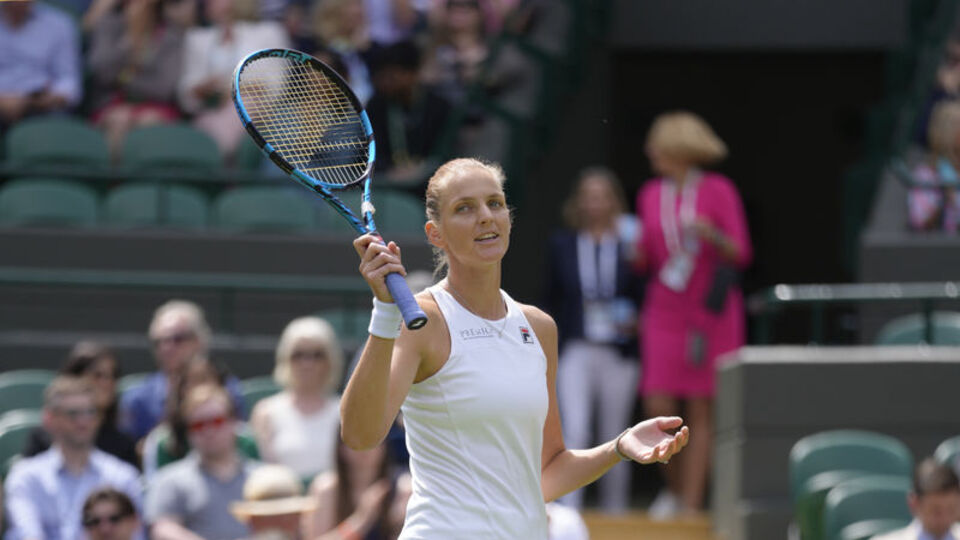 Pliskova'dan Wimbledon'a 2. turda veda
