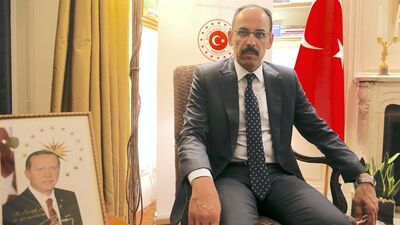 Sözcü Kalın, ABD'li senatörle görüştü