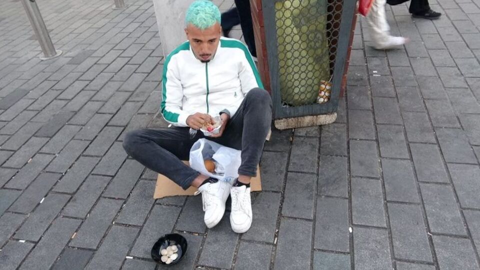 Taksim'de Monaco vatandaşı dilenci yakalandı