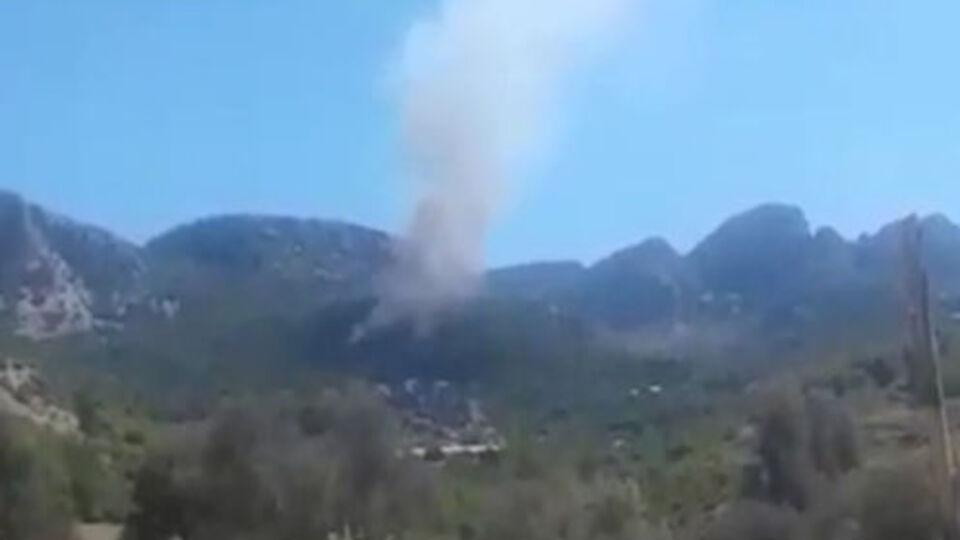 Serik'te orman yangını!