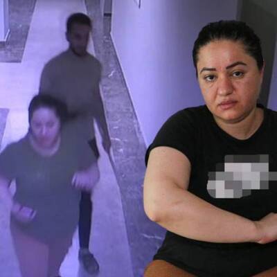 Komşu kadına 'kapı' dayağı!