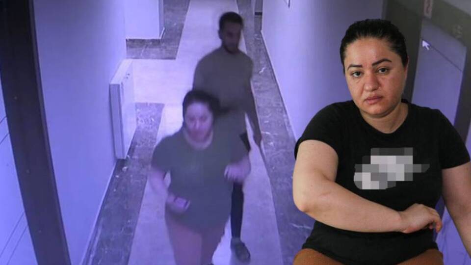 Komşu kadına 'kapı' dayağı!