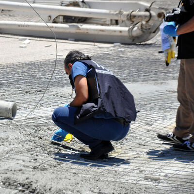 200 kiloluk boru, inşaat alanında kabusa dönüştü