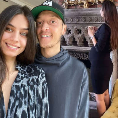 Heyecanı büyüyor! Bebek göründü...