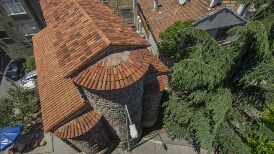 Trabzon'un en eski kilisesi ilk ziyaretçilerini ağırlıyor