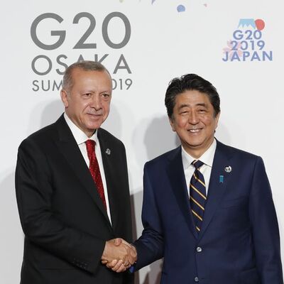 Cumhurbaşkanı Erdoğan'dan Shinzo Abe için taziye mesajı