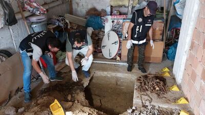 11 yıl kayıptı! Garajdan kemikler çıktı