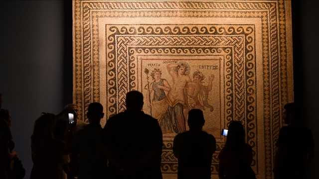Zeugma Mozaik Müzesi'nde bayram yoğunluğu