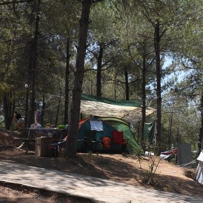 Bayramda çadır ve karavan tatiline yoğun ilgi