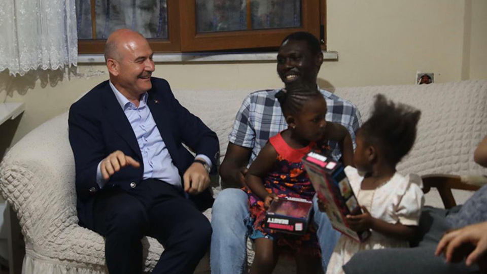 Hakarete uğrayan Senegalli'ye ziyaret