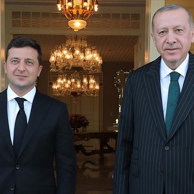 Cumhurbaşkanı Erdoğan ve Ukrayna lideri Zelenskiy görüştü