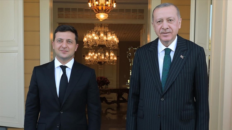 Cumhurbaşkanı Erdoğan ve Ukrayna lideri Zelenskiy görüştü