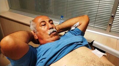 Yorgun mermi bir kişiyi yaraladı