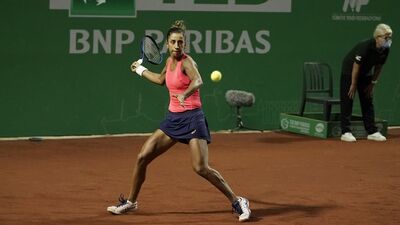 Çağla, 8 ay sonra korta döndü