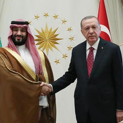 Cumhurbaşkanı Erdoğan, Prens Selman'la görüştü