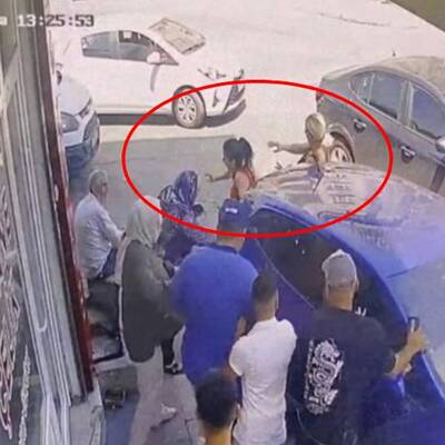 Minibüs beklerken dehşeti yaşadılar!